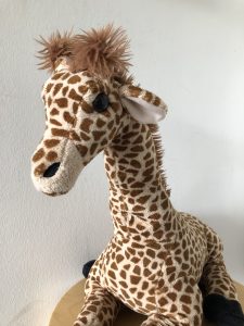 Klassentier Giraffe der Klasse 3b